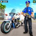 警察摩托自行车追逐犯罪游戏