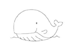 QQ画图红包鲸鱼怎么画