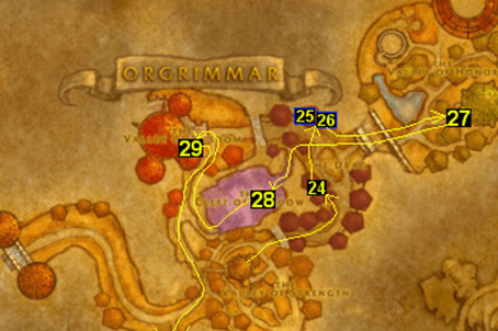 魔兽世界(wow)怀旧服部落44-46级任务升级攻略介绍