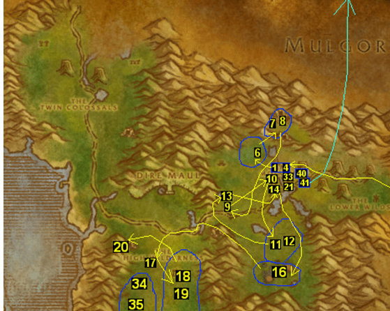 魔兽世界(wow)怀旧服部落44-46级任务升级攻略介绍