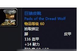 魔兽世界怀旧服盗贼满级脚部装备选择介绍