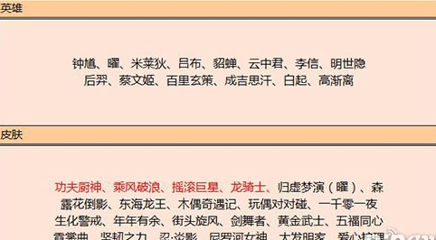 王者荣耀9月17日皮肤碎片商店更新皮肤介绍