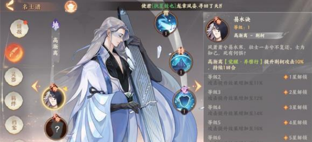 忘川风华录高渐离阵容怎么搭配