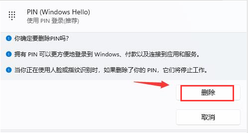 Windows11如何删除PIN码?Windows11删除PIN码步骤截图