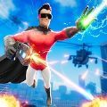 飞行超级英雄城市救援游戏