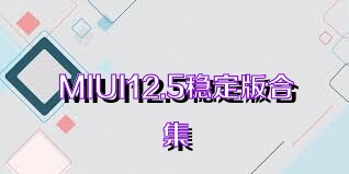 MIUI12.5稳定版合集